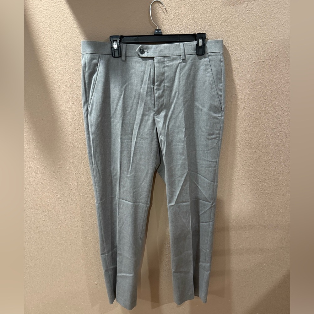 Alfani Men's Slim-Fit Stretch Solid Suit Pants, Created for Macy's